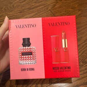 Valentino Mini Donna Born in Roma Perfume & Rosso Lipstick Set